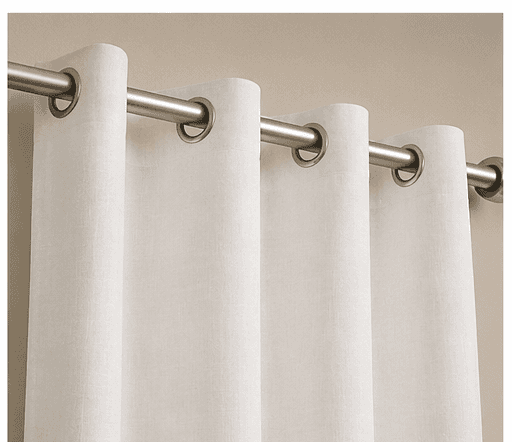 Grommet Panel curtain header style