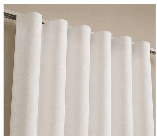 Ripple Fold curtain header style