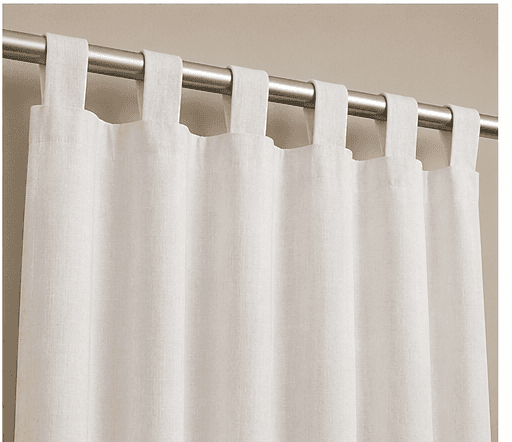 Tab Top curtain header style