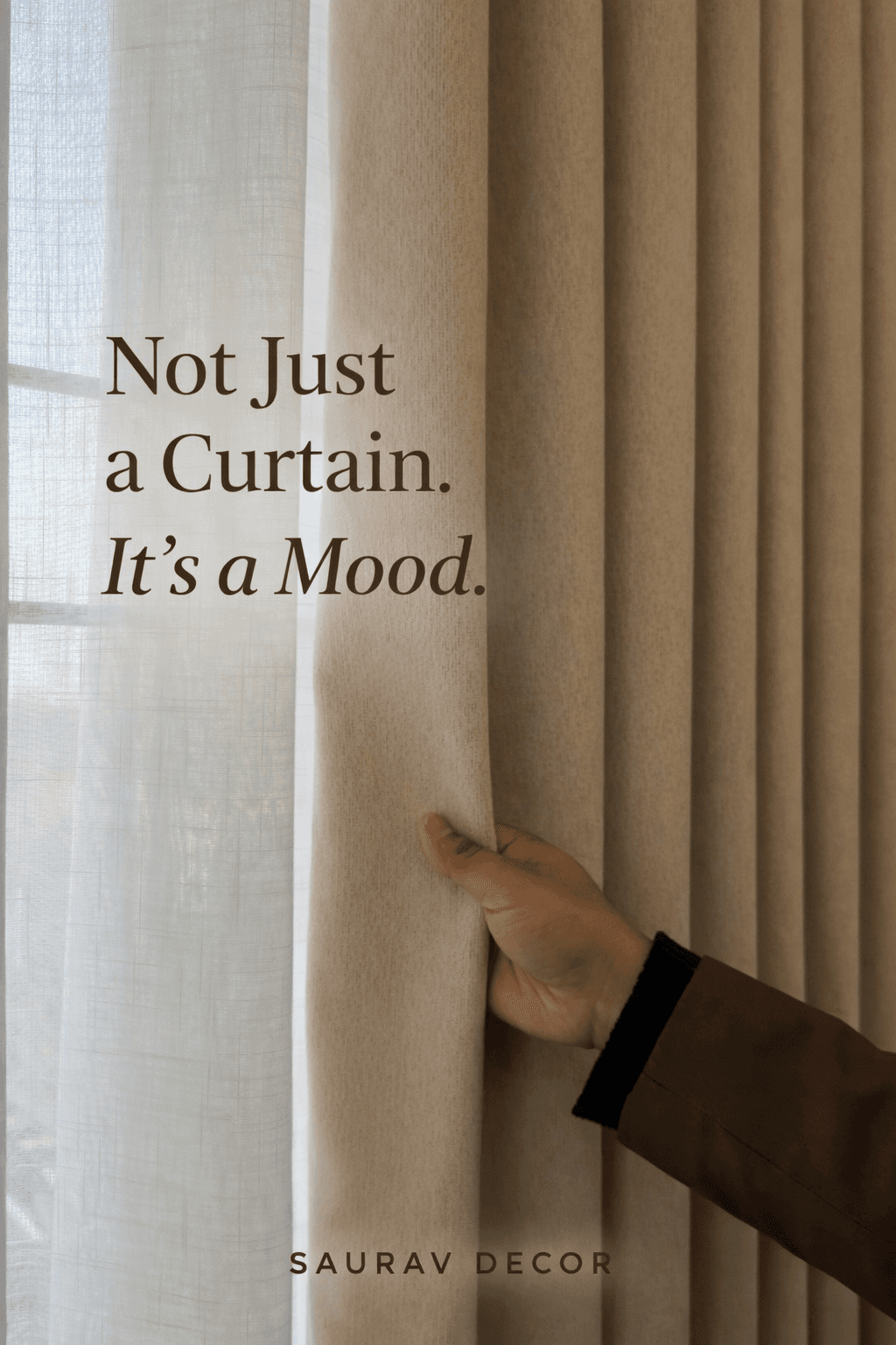 Designer embroidery curtains and home décor accessories by Saurav Decor