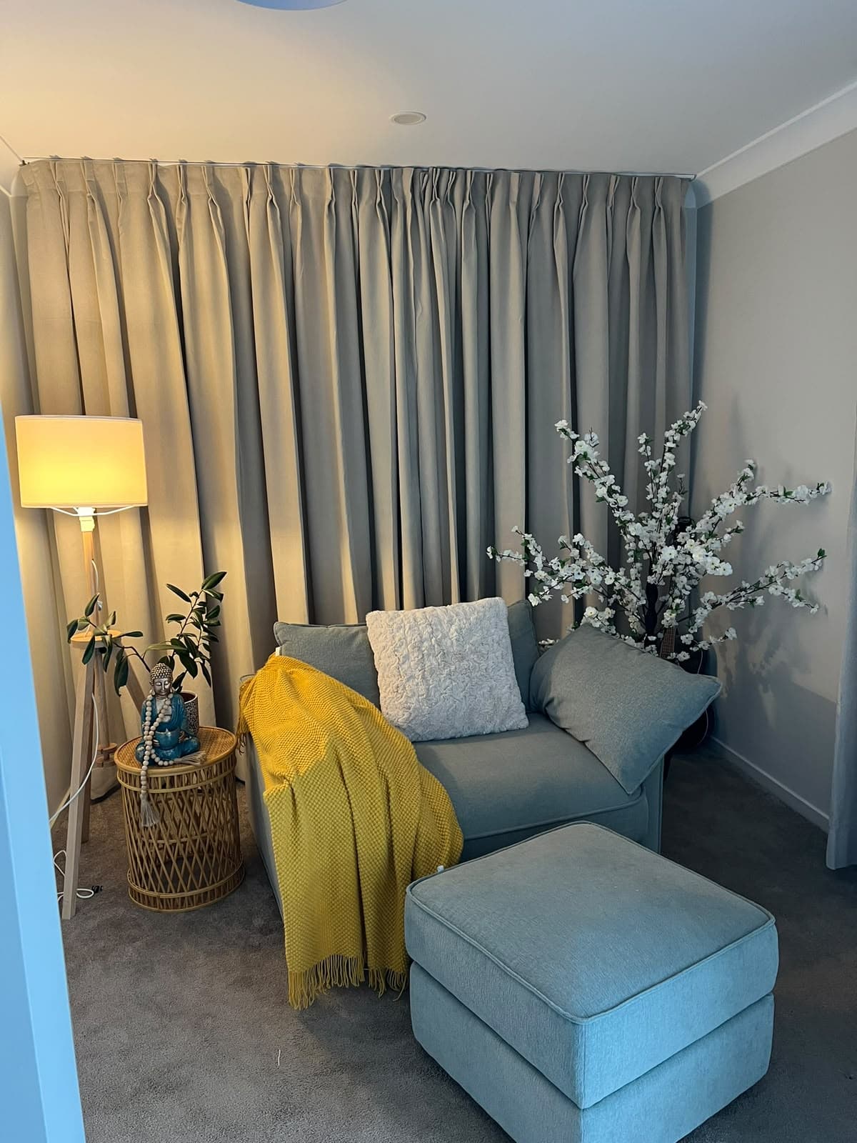 Elegant Neutral Drapes – Shipped & Installed for Our Client in Australia